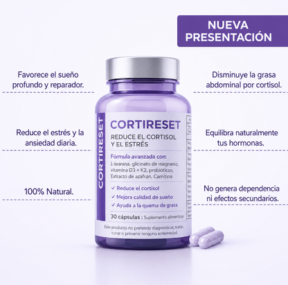 Cortisol Reset | Tu aliado natural contra el insomnio y el exceso de cortisol